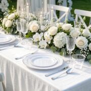 600-Piece Silver Disposable Dining Set for 100 Guests
