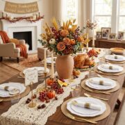 350-Piece White Gold Baroque Dining Set, 50 Guests - Image 2